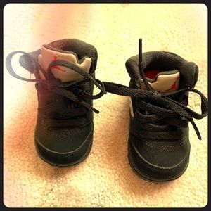 Nike Baby Air Jordan Black Sneakers Size 3C